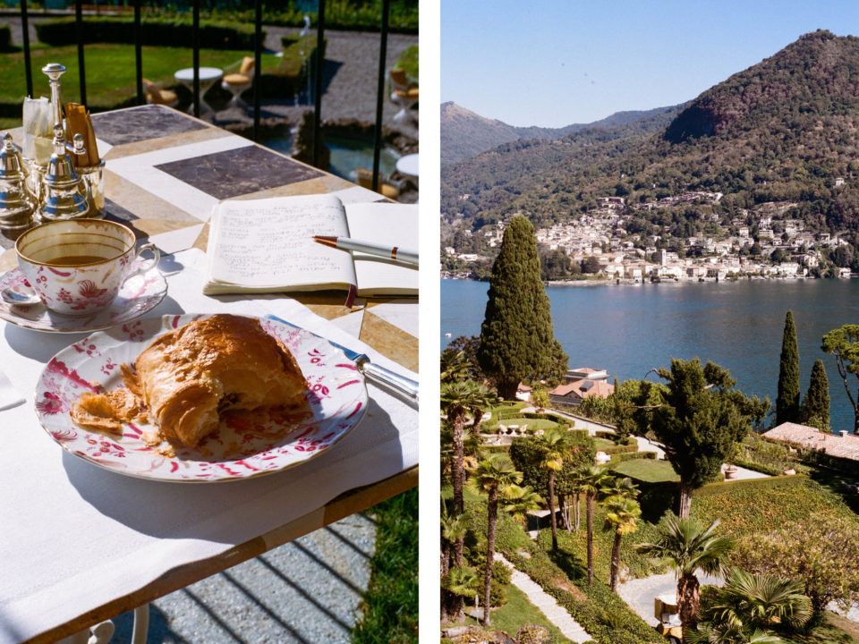 Виды на завтрак из отеля Passalacqua, озеро Комо, Италия |  Ханна Дейс |  Мистер и миссис Смит