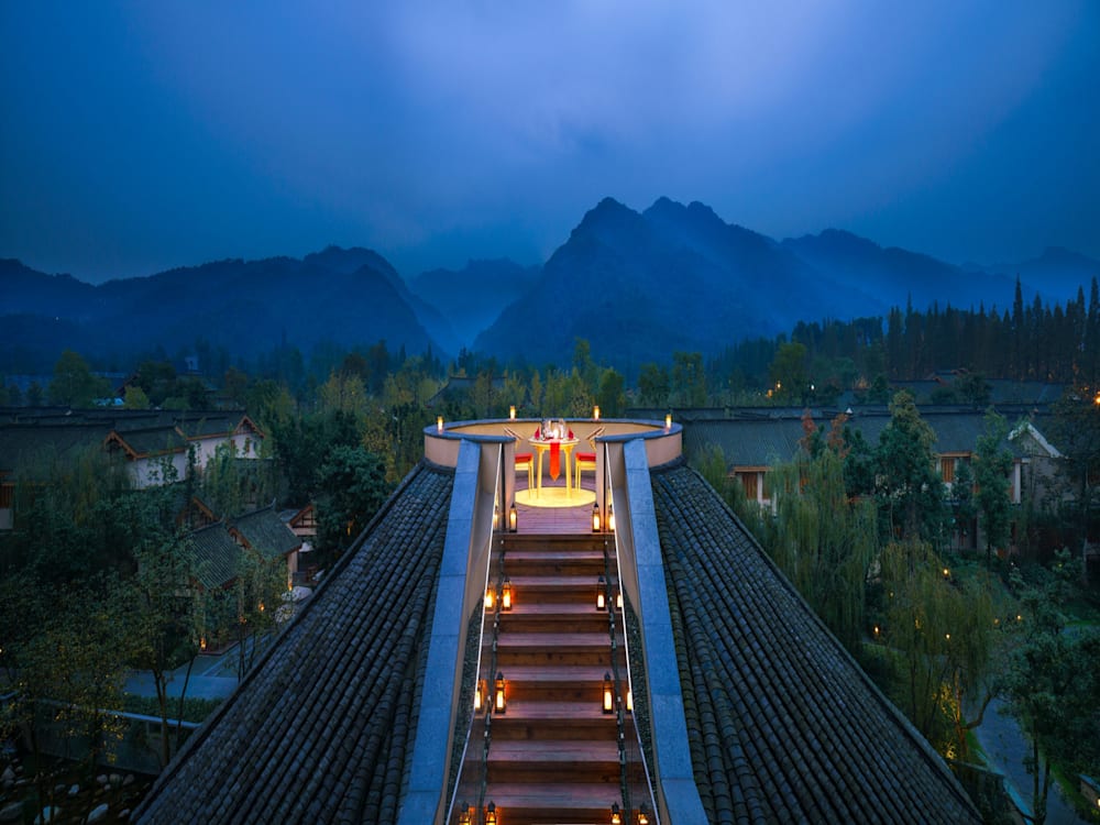 Частная трапеза в отеле Six Senses Qing Cheng Mountain | Мистер и миссис Смит